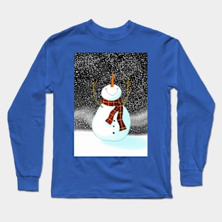 Christmas Snowman Long Sleeve T-Shirt